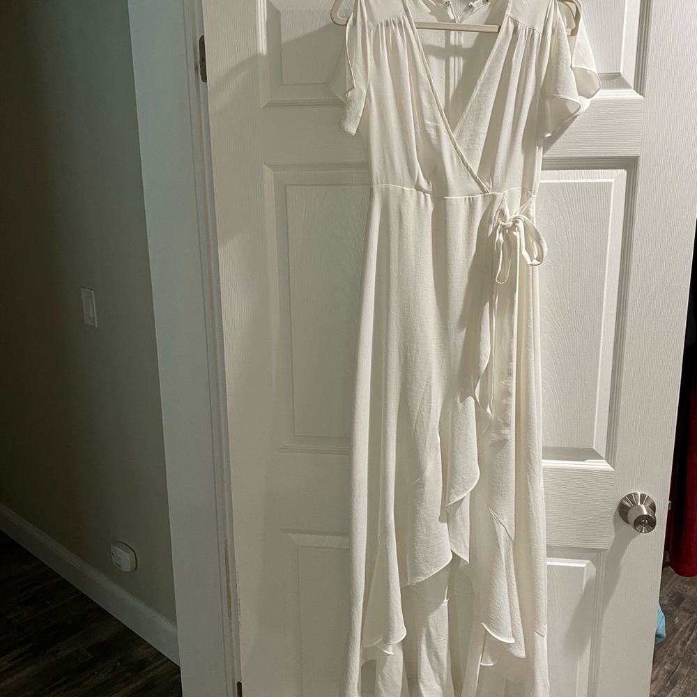 Altard State White Midi Dress